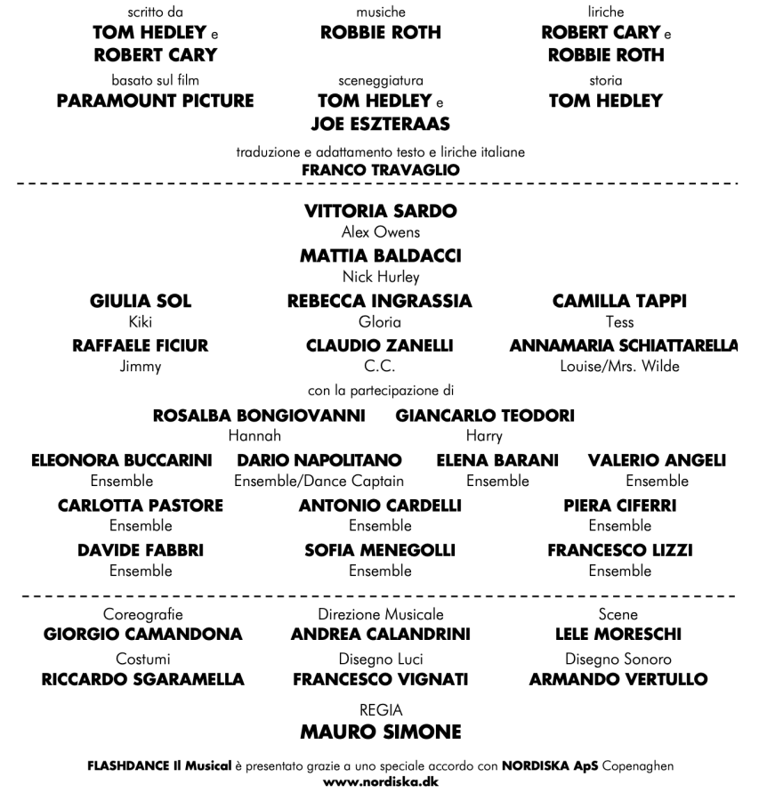 Flashdance Cast Creativi