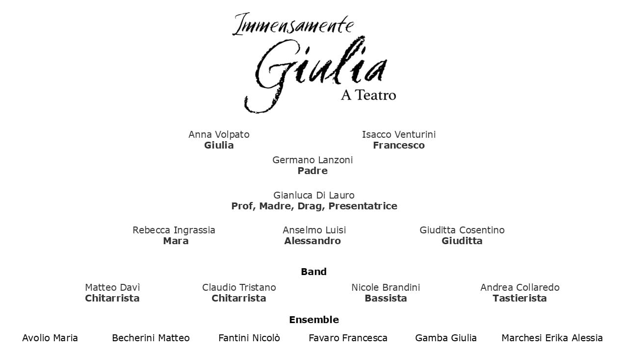 Immensamente Giulia Cast Oriz